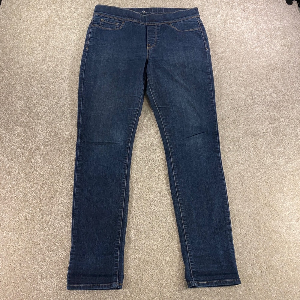 Levi's Pull-On Skinny Jeans Womens 10 Dark Wash Stretch Denim